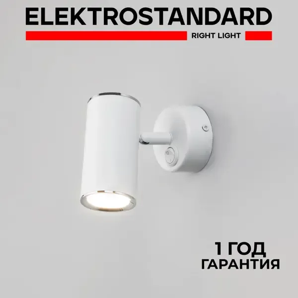Настенный светильник ELEKTROSTANDARD a043981 цвет серебряный