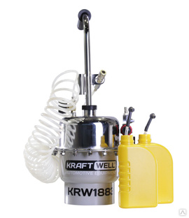 KraftWell KRW1883 Устройство пневматическое для прокачки гидросистем автомобиля #1