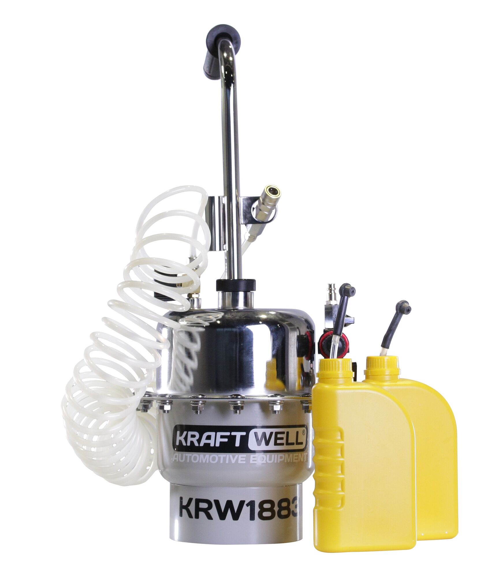 KraftWell KRW1883 Устройство пневматическое для прокачки гидросистем автомобиля 1