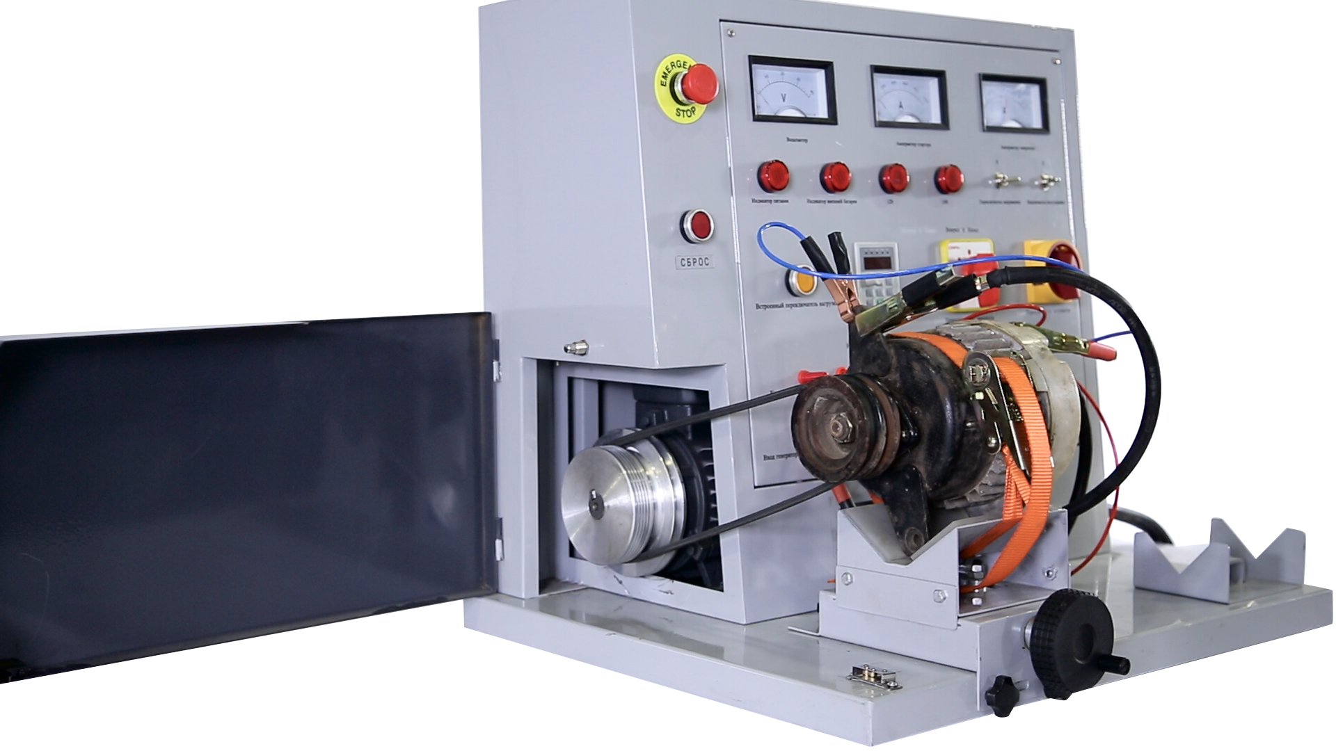 KraftWell KRW220Inverter Электрический стенд для проверки генераторов и стартеров 8