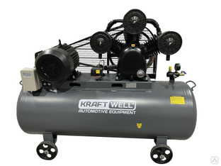 KraftWell KRW-AC950-300L Компрессор поршневой 950 л/мин, 10 бар, 300 л, 380В #1