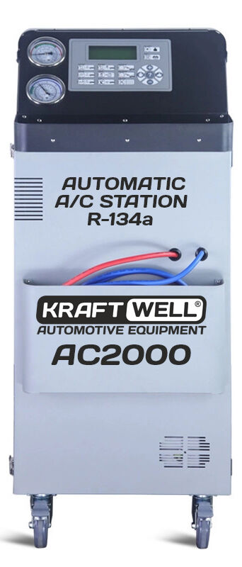 KraftWell AC2000 Станция автоматическая для заправки автомобильных кондиционеров 1