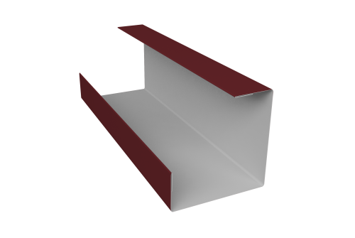 Планка угла внутреннего составная нижняя (Блок-хаус) Satin 0,5 мм