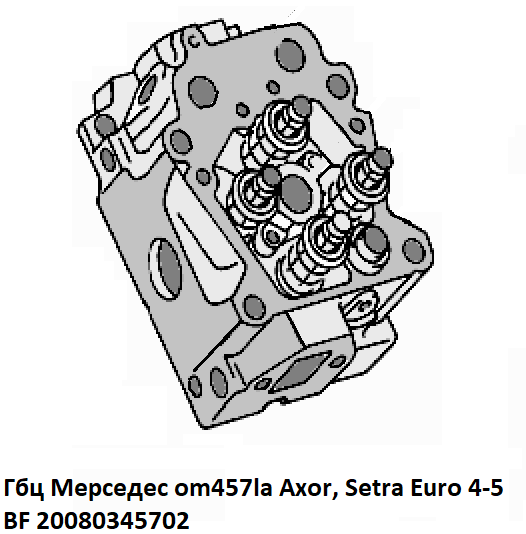 Гбц Мерседес om457la Axor, Setra Euro 4-5 BF 20080345702