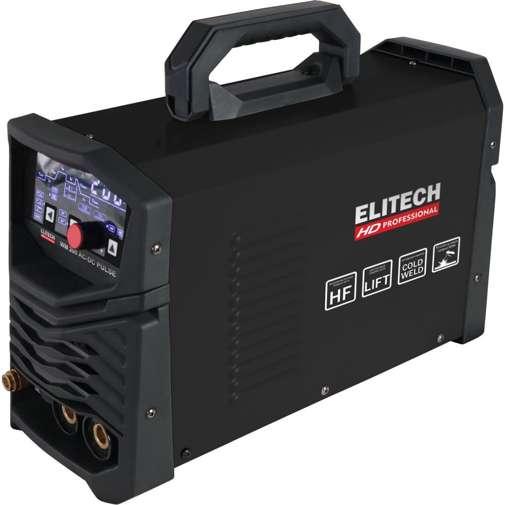 Инверторный сварочный аппарат Elitech HD WM 200 AC-DC Pulse