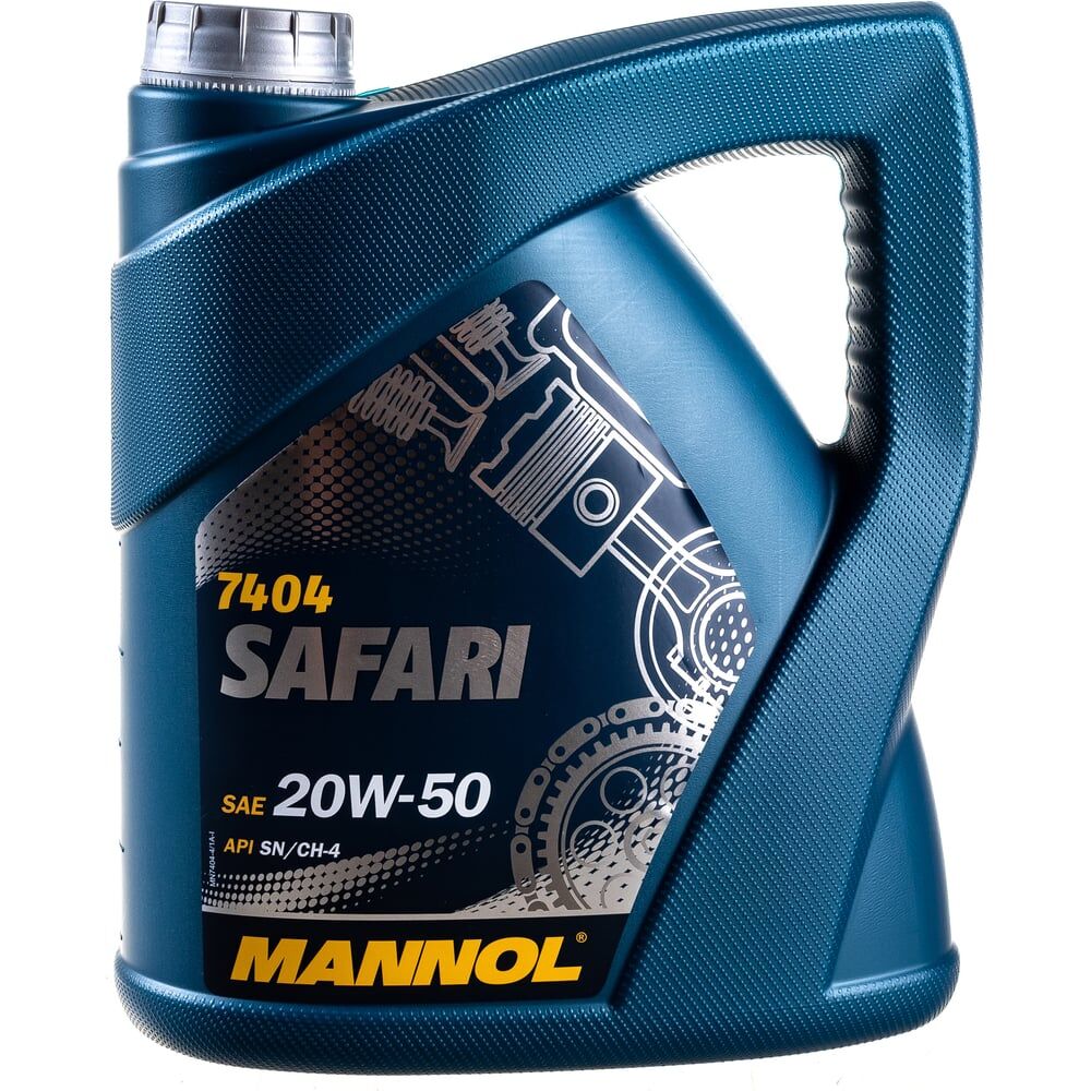 Минеральное моторное масло MANNOL SAFARI 20W50