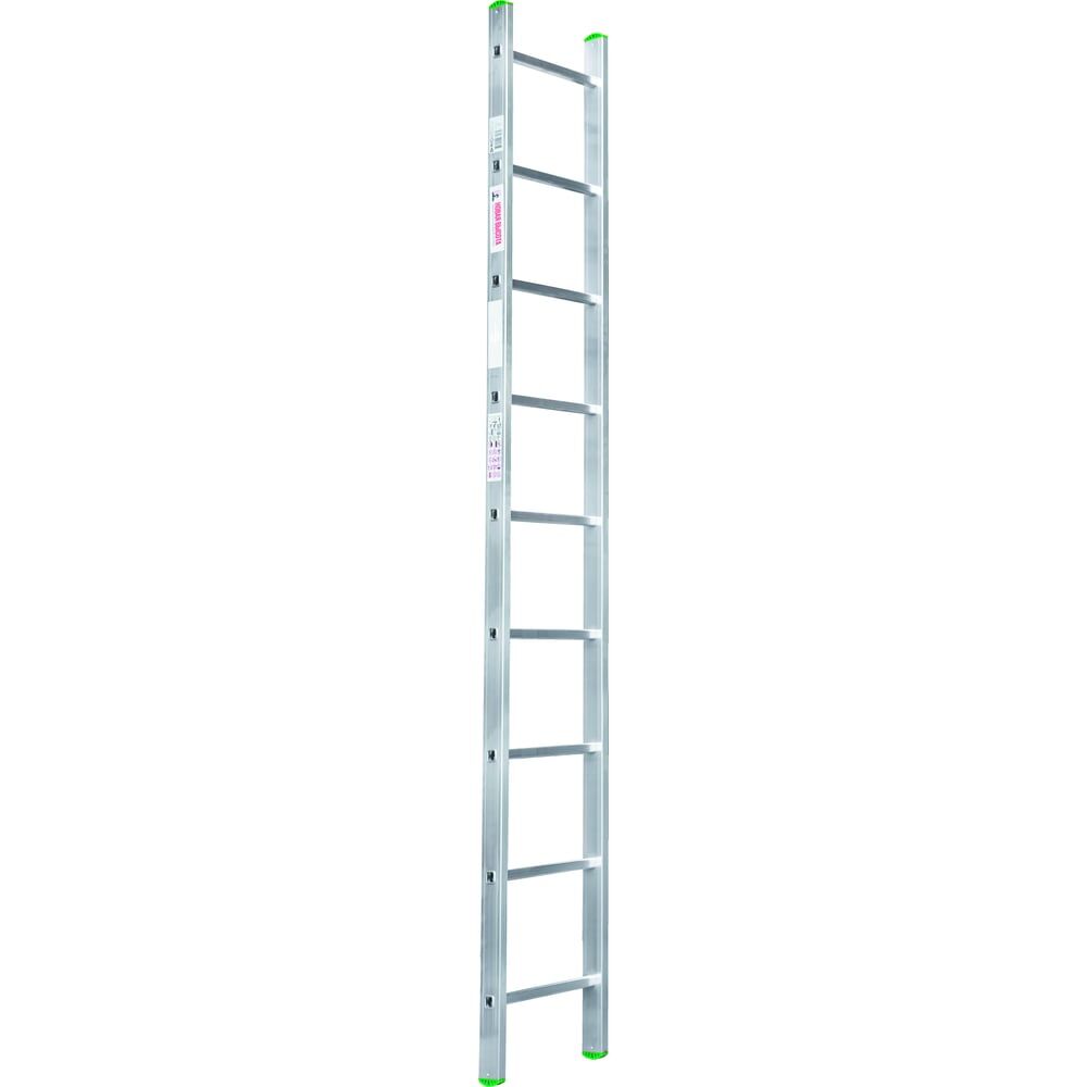 Алюминиевая односекционная лестница Новая Высота 9 ступеней 2210109