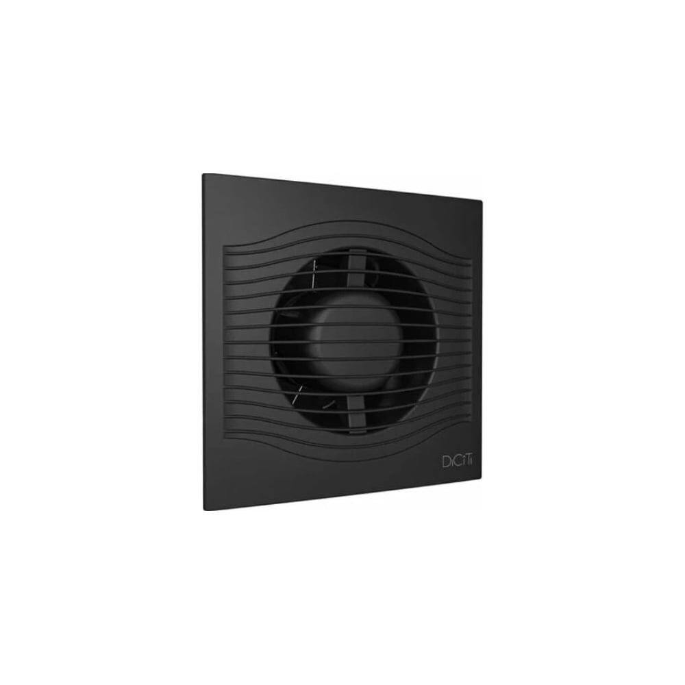 Накладной вентилятор DICITI SLIM D100 обратный клапан Matt black 90-03098