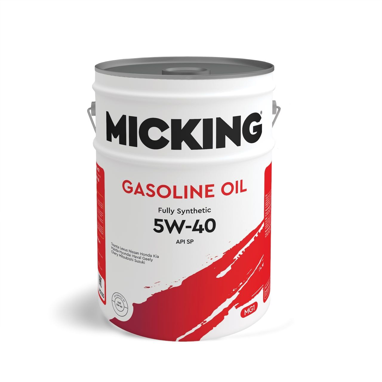 Моторное масло Micking Gasoline Oil MG1 5W-40 SP синтетическое 20л (M2135)
