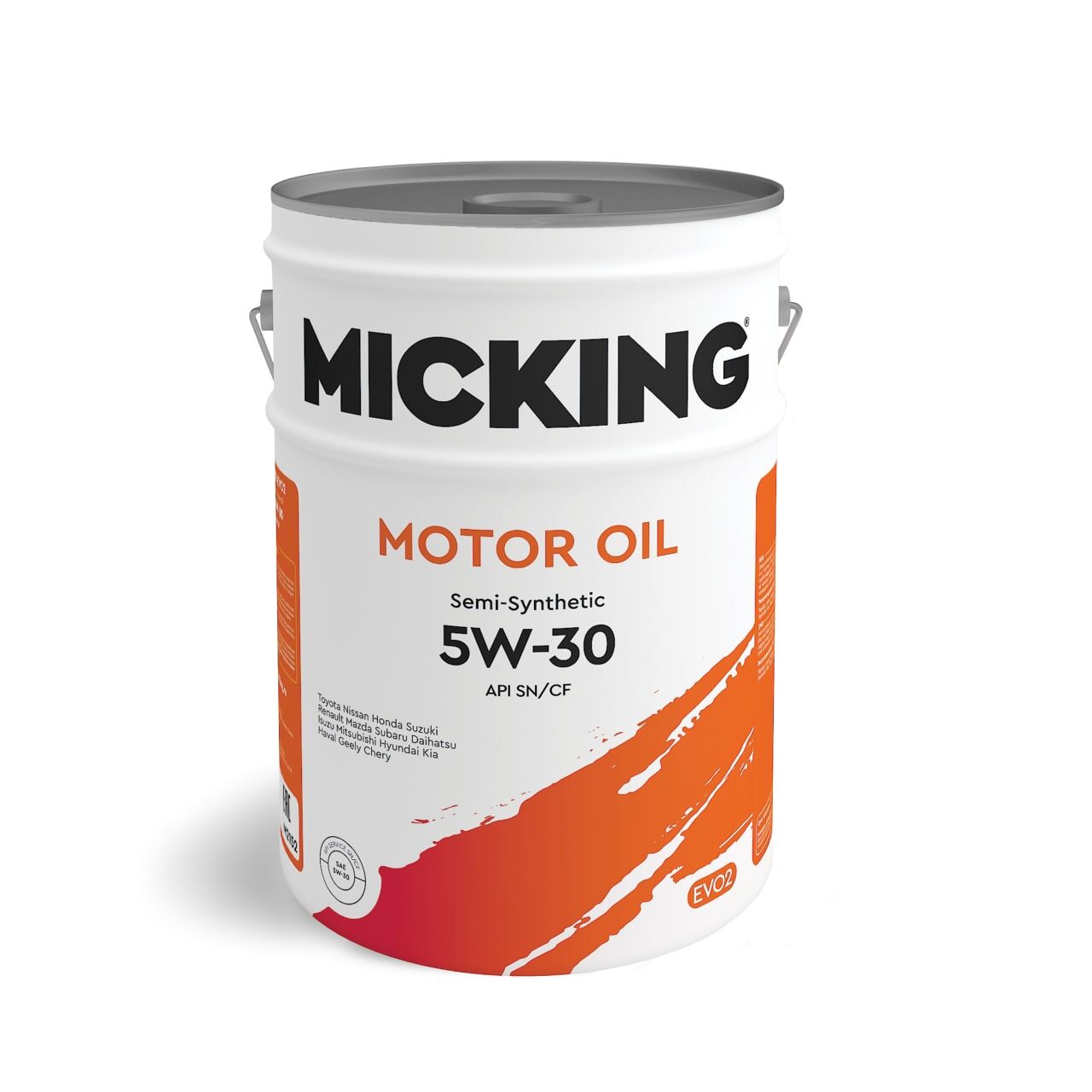 Моторное масло Micking Motor Oil EVO2 5W-30 SN/CF полусинтетическое 20л (M2152)