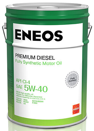 Моторное масло ENEOS Premium Diesel 5W-40 CI-4 синтетическое 20л (8809478942827)