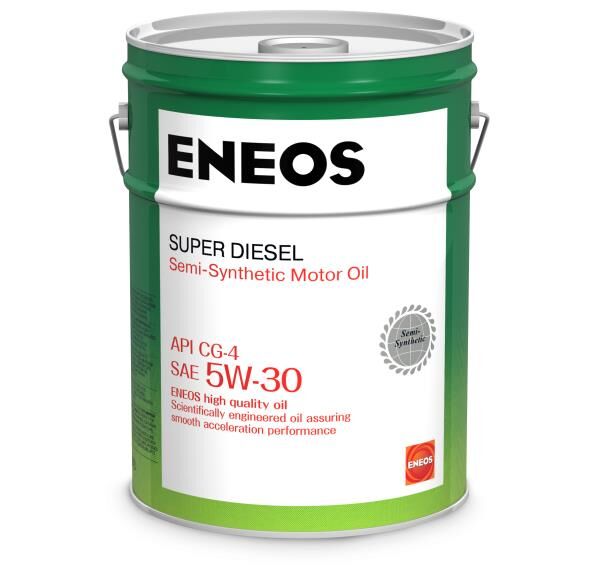 Моторное масло ENEOS 5W-30 CG-4 полусинтетическое 20л (oil1332)