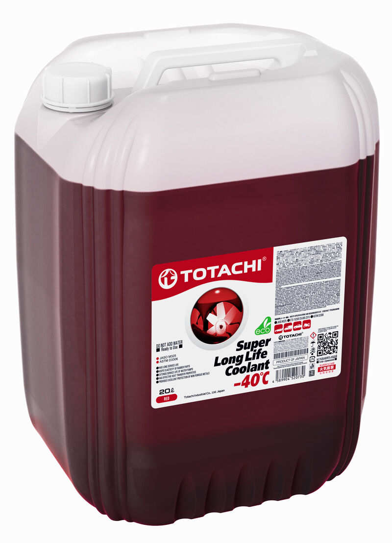 Антифриз TOTACHI SUPER LLC Red -40°C 20л (41820)