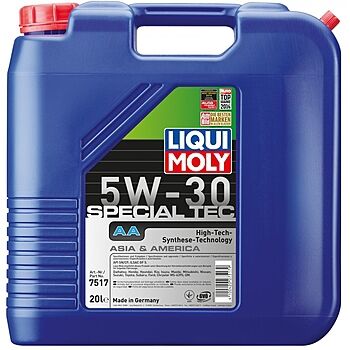 Моторное масло LIQUI MOLY Special Tec AA 5W-30 HC-синтетическое 20л (7517)
