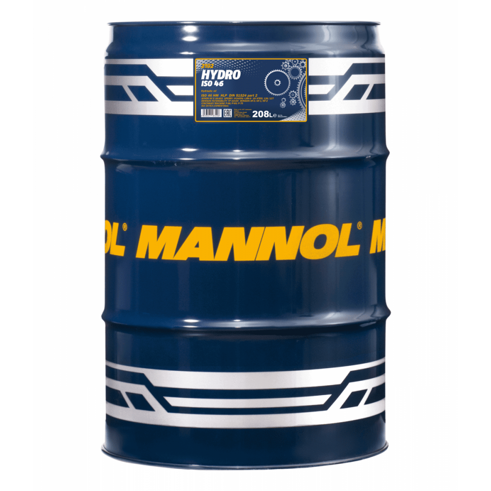 Гидравлическое масло Mannol Hydro ISO 46 208л (1905)