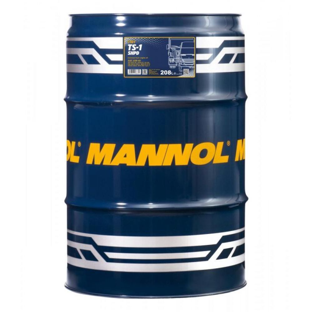 Моторное масло Mannol 7101 TS-1 SHPD 15W-40 208л (1240)