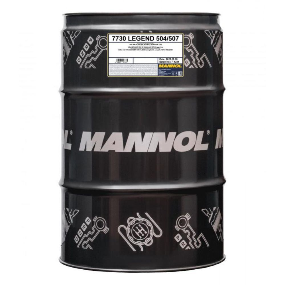 Моторное масло Mannol 7730 LEGEND 504/507 0W-30 208л (7730208)