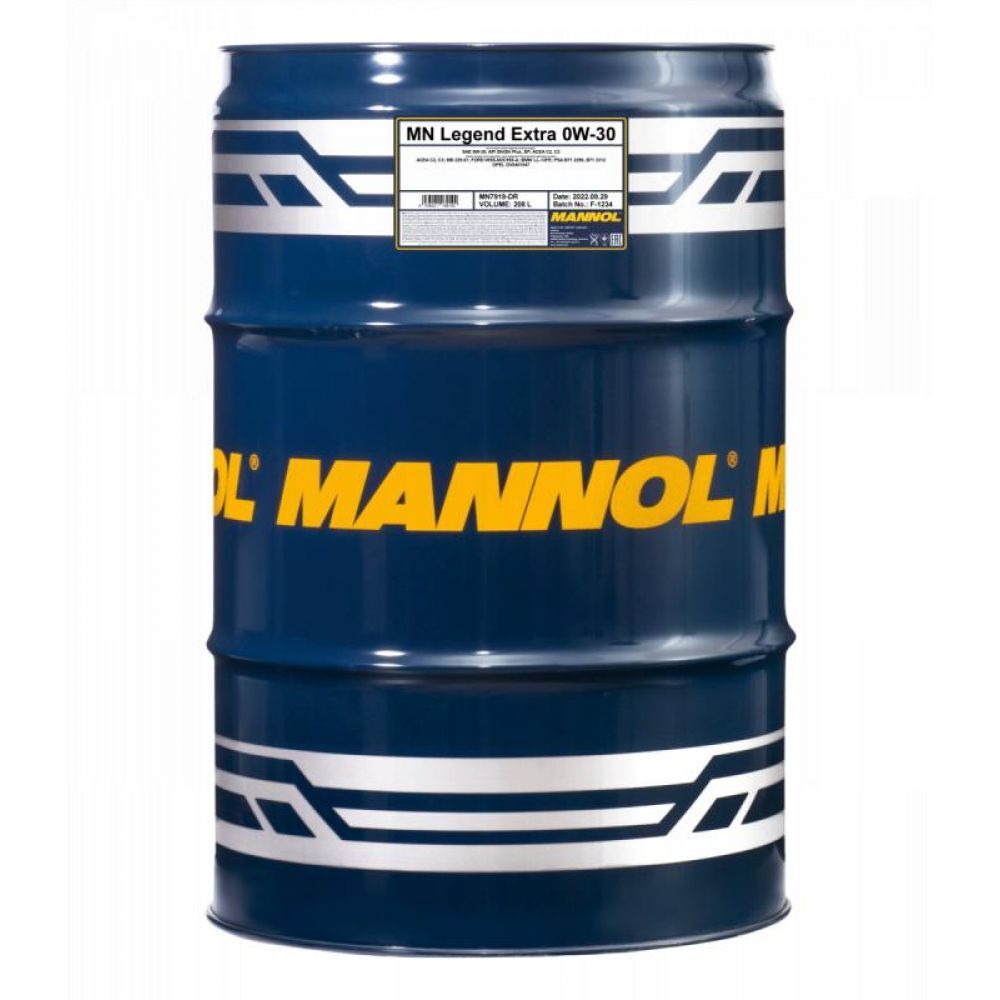 Моторное масло Mannol 7919 LEGEND EXTRA 0W-30 208л (7919208)
