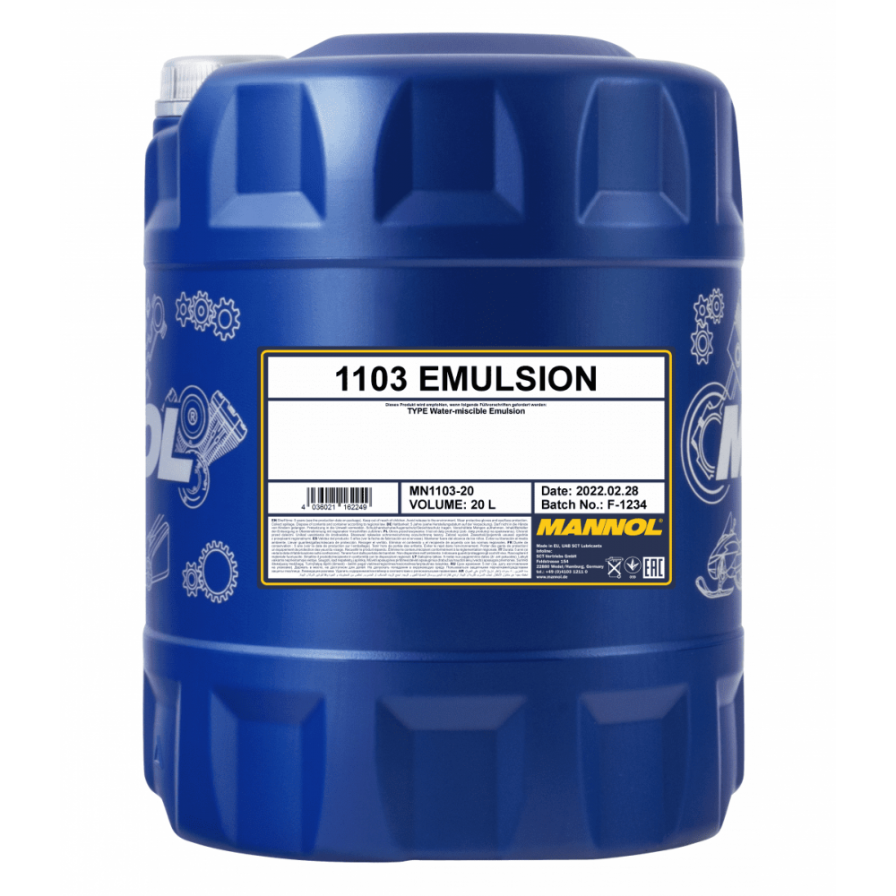 Смазочно-охлаждающая жидкость Mannol 1103 Emulsion 20л (110320)