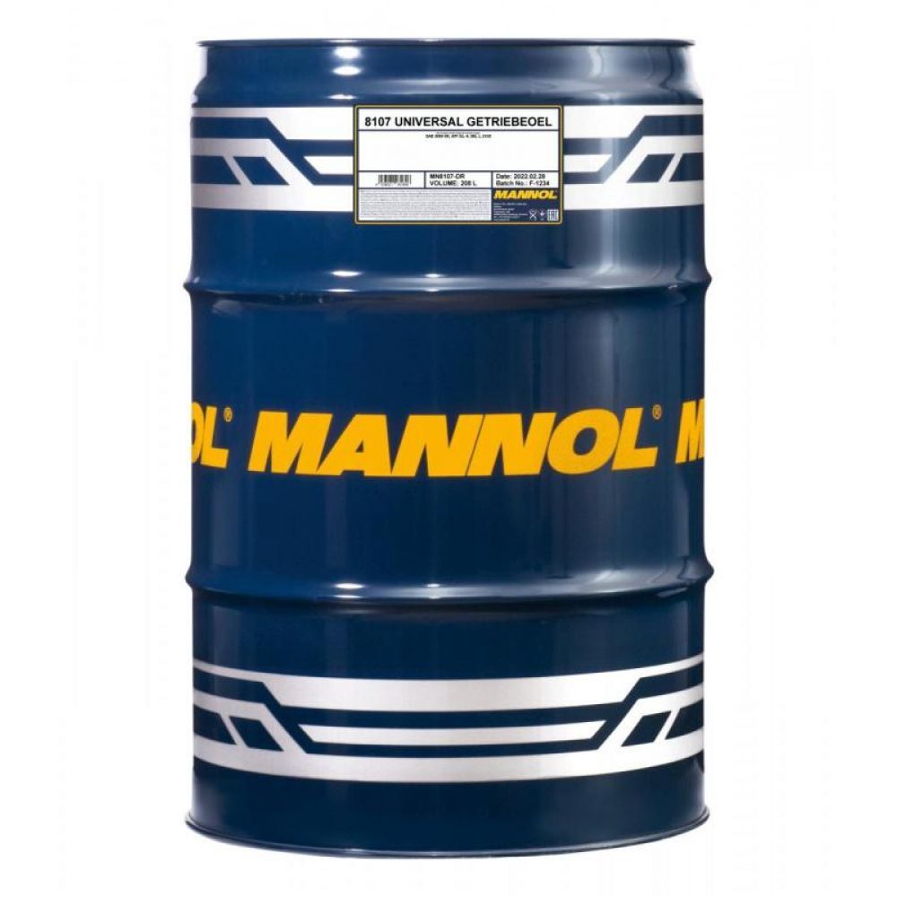 Трансмиссионное масло Mannol 8107 UNIVERSAL GETRIEBEOEL 80W-90 208л (1315)