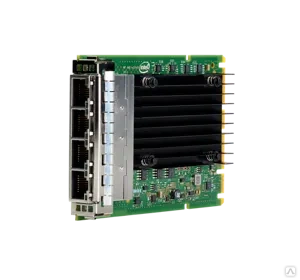 Сетевой адаптер HPE Ethernet 1Gb 4-port BASE-T I350-T4 OCP3 Adapter Контроллеры 