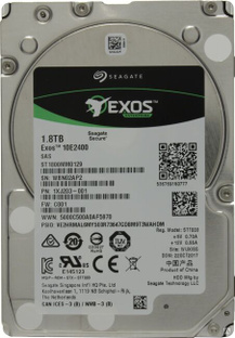 Жесткий диск Seagate Exos 10E2400 2.5" 1.8 Тб ST1800MM0129 SAS 12Gb/s Накопители 