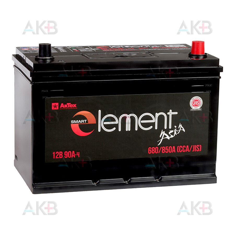 Аккумулятор Smart Element 105D31L 90Ач 680A обр. пол. (300x175x225)