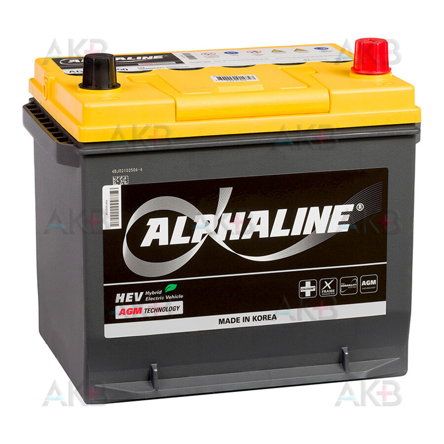 Аккумулятор Alphaline AGM 35-650 65Ah 650A (232x172x220) D23L