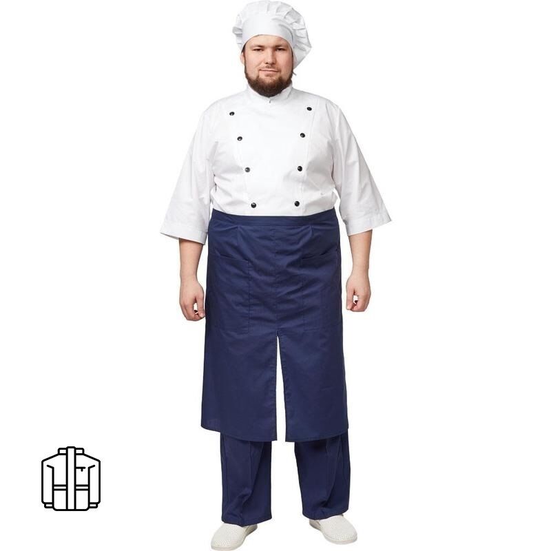 Куртка для пищевого производства у14-КУ мужская белая (размер 60-62, рост 170-176) NoName