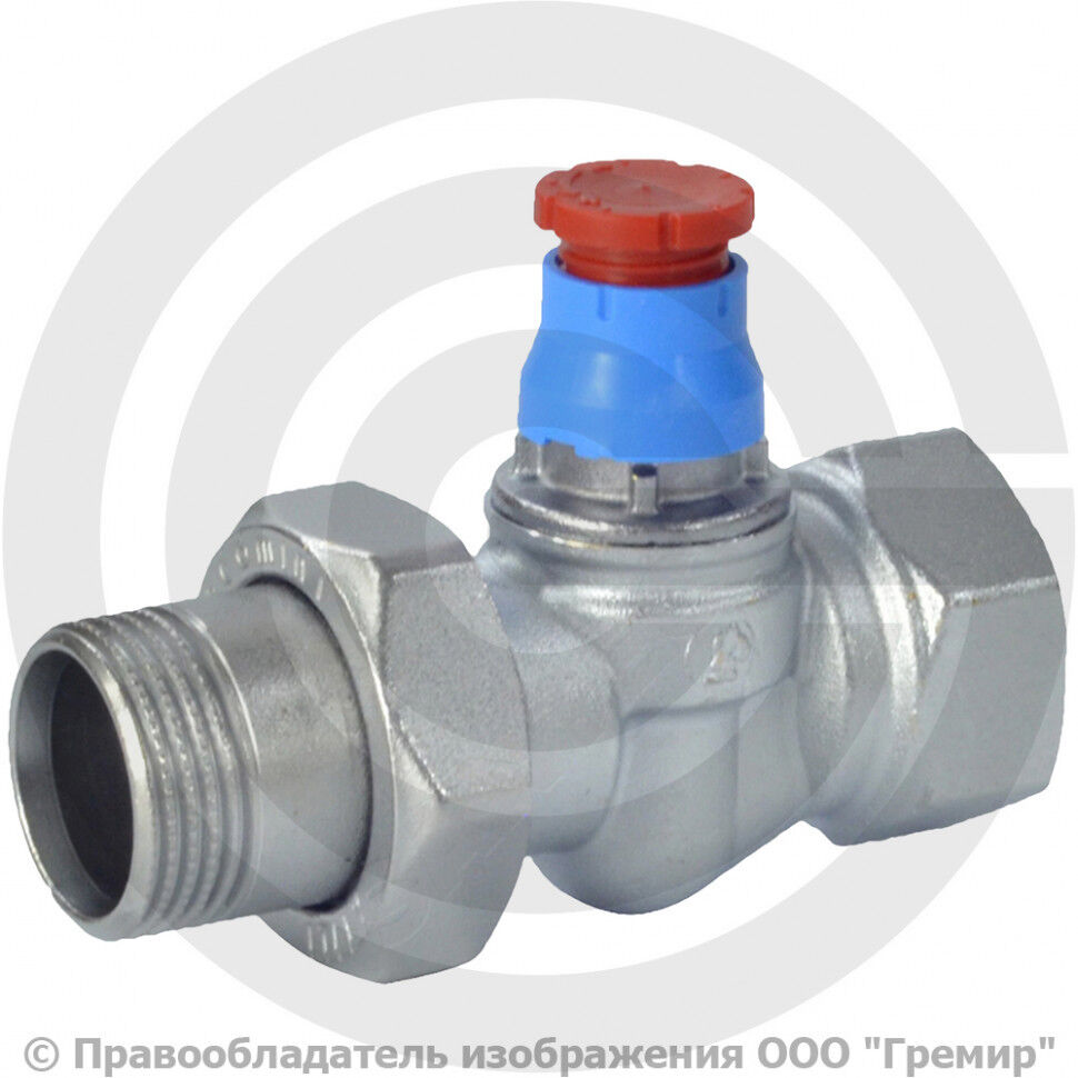 Клапан термостатический прямой Ду-15 Ру-10 ВР (ВН) R402TG Giacomini