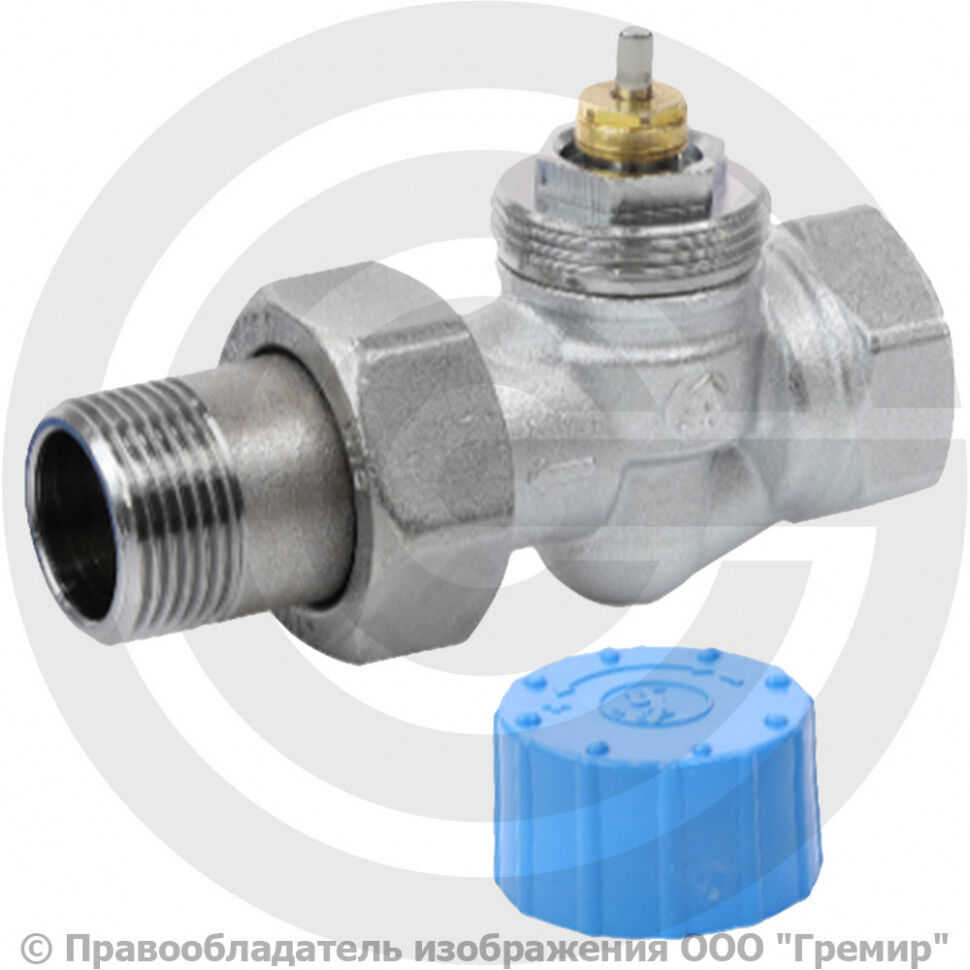 Клапан термостатический прямой Ду-20 Ру-16 ВР (ВН) гайка М30х1,5 R402H Giacomini