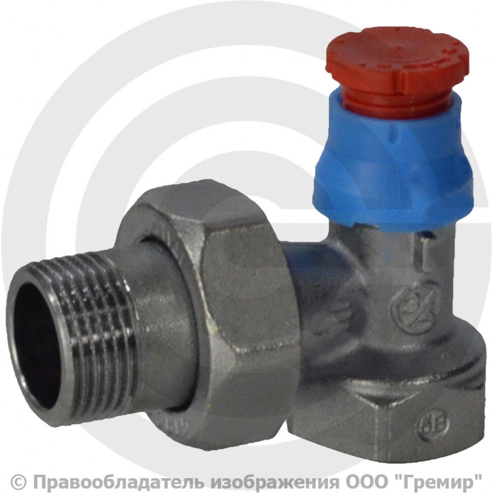 Клапан термостатический угловой Ду-25 Ру-10 ВР (ВН) R401TG Giacomini