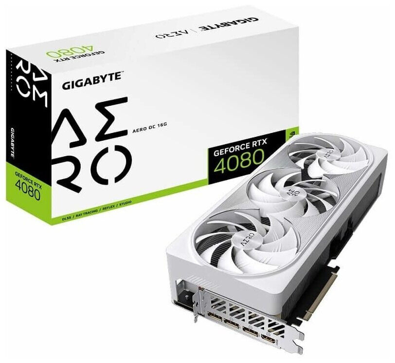Видеокарта Gigabyte GeForce RTX 4080 AERO OC (GV-N4080AERO OC-16GD)