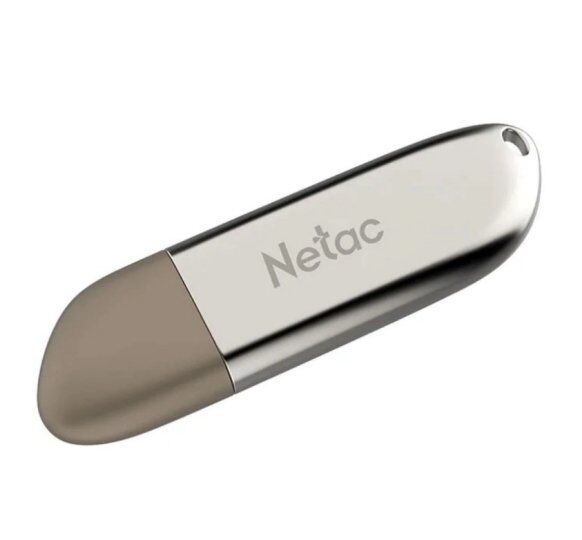 Флеш диск Netac 64Gb U352 NT03U352N-064G-30PN USB3.0 серебристый