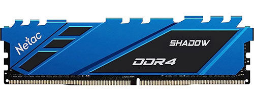 Оперативная память Netac DDR4 16GB 2666Mhz Shadow Shadow Blue (NTSDD4P26SP-16B)