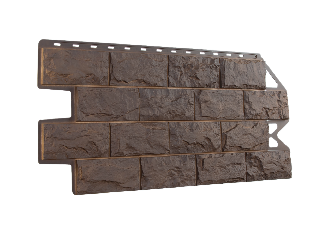 Панель фасадная ARTFACADE Тёсаный камень Медный