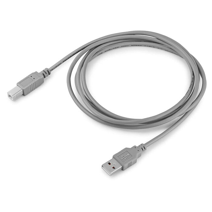 Кабель USB A - USB B 1.8м Buro BHP RET USB_BM18, серый
