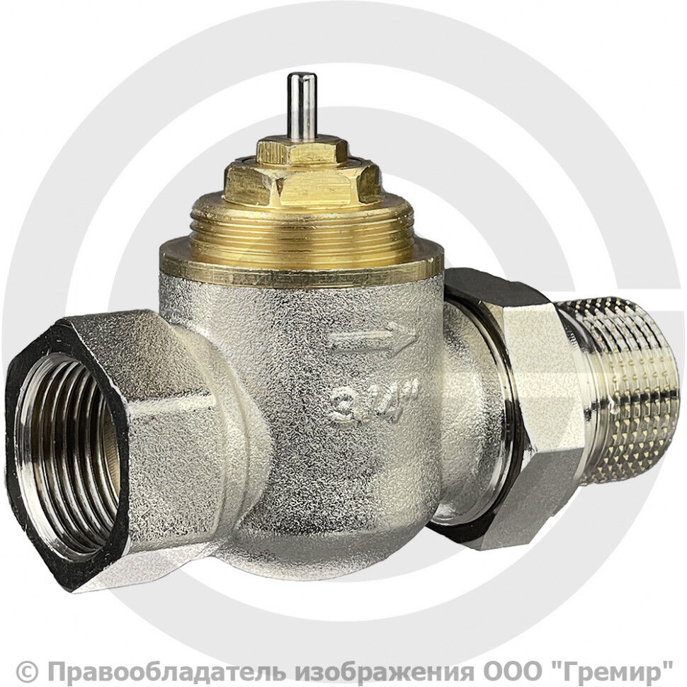 Клапан термостатический прямой Ду-15 Ру-16 ВР (ВН) гайка М30х1,5 TR-G Ридан