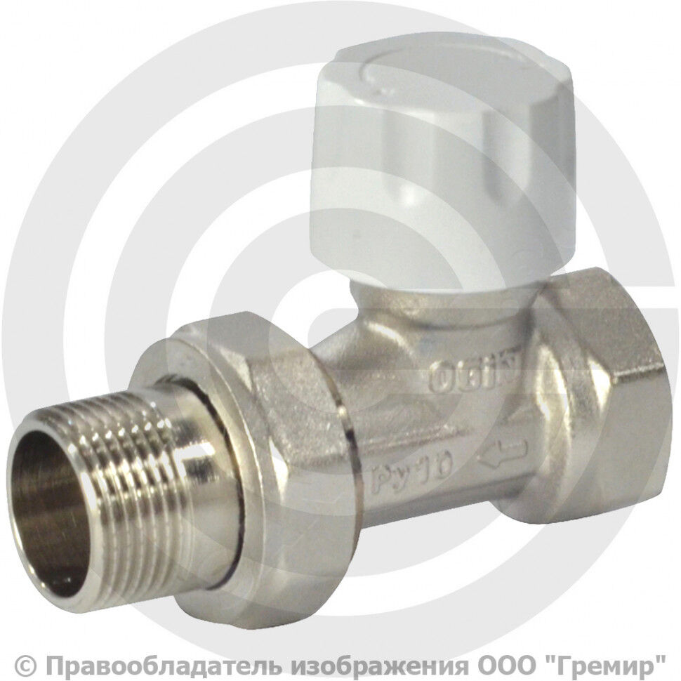 Клапан термостатический прямой Ду-20 Ру-10 ВР (ВН) гайка М30х1,5 с преднастройкой Ogint
