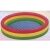 Бассейн детский "Цветные кольца", 114x25 см, надувное дно, заплатка, от 2 лет