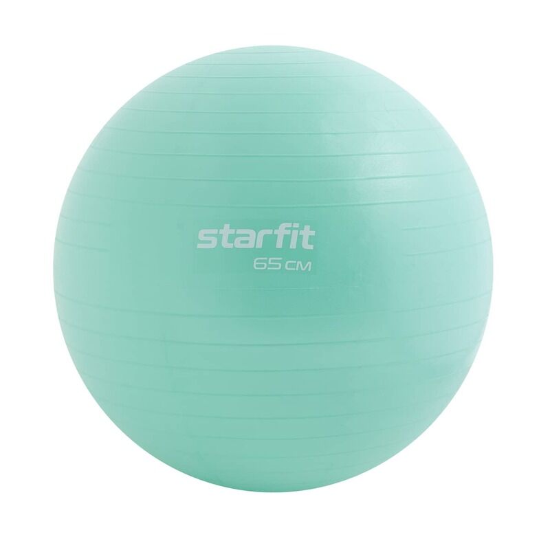 Фитбол STARFIT GB-108 65 см, 1000 гр, антивзрыв, мятный, УТ-00020576 Starfit