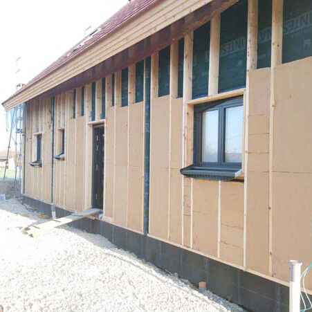 Теплоизоляция домов и фасадов древесным волокном Steico