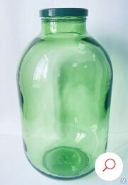 Бутыль зеленая d-58 мм Твист с Крышкой 2 шт 15,0 л 
