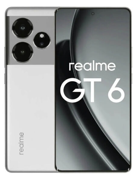 Realme GT6 16/512 ГБ Fluid Silver(серебристый) RU