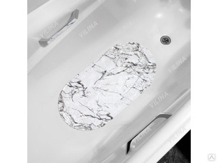 Коврик для ванной силиконовый "Bubbles" с присосками 38х69 см микс 