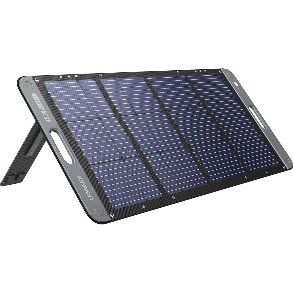 Портативная солнечная панель Ugreen sc100 (15113) solar panel 100вт. цвет: темно-серый 15113_