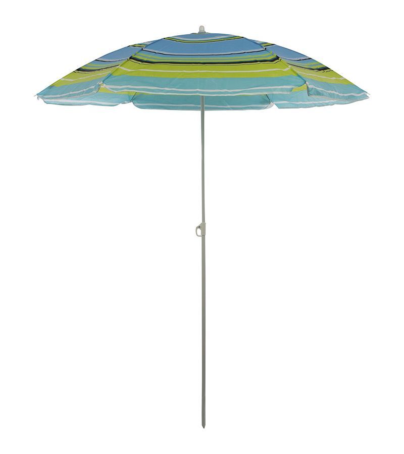 Зонт пляжный BU-61 диаметр 130 см, складная штанга 170 см Ecos