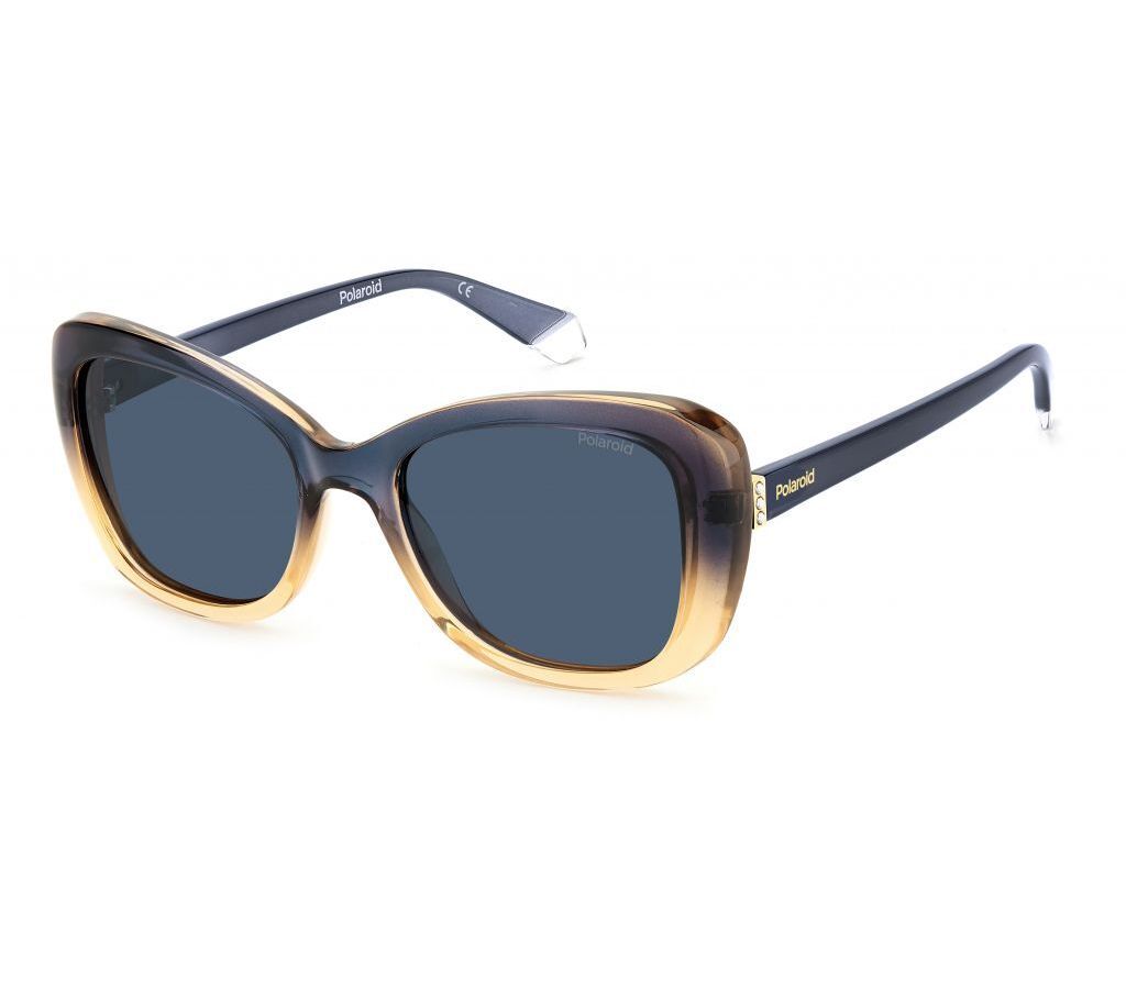 Солнцезащитные очки женские PLD 4132/S/X BLUE BEIG PLD-205334YRQ53C3 Polaroid