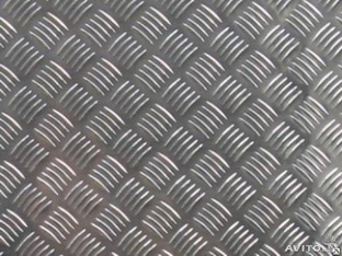 Алюминиевый Лист рифлёный "Квинтет" 1200х600х1,5 мм