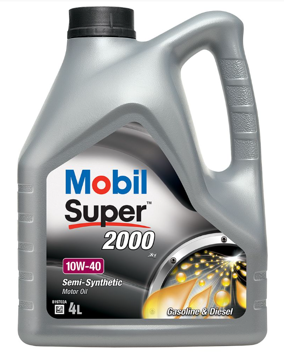 Моторное масло MOBIL SUPER 2000 X1 10W40 4L
